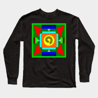 Afro new geo Long Sleeve T-Shirt